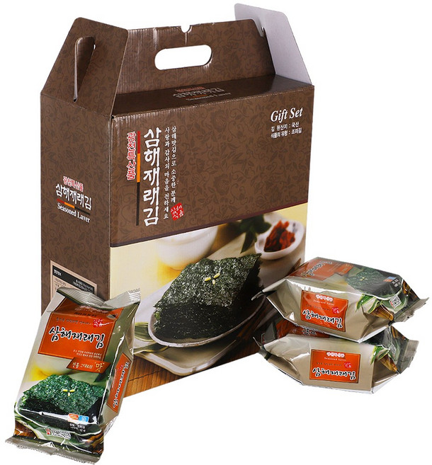[삼해맛김] 광천김 재래 식탁 2박스