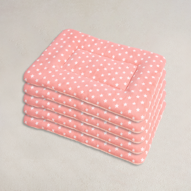 리치독스 강아지방석 고양이 애견 별방석 켄넬방석, 별방석(핑크), 1개