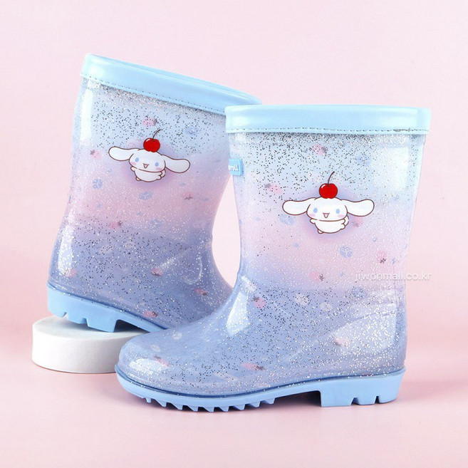 산리오 시나모롤 유아 어린이 미끄럼방지 장화