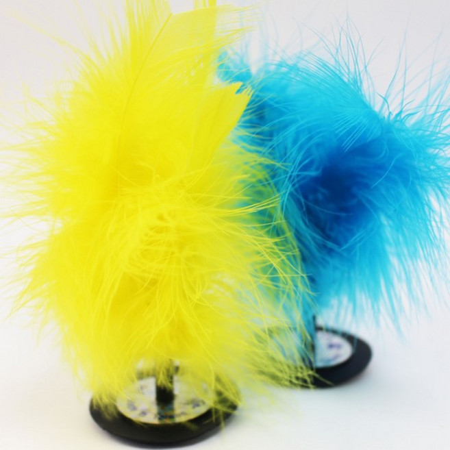 三鈴Sundia 鵝絨毽子 彩色羽毛毽子 台灣製造, 顏色隨機, 1個