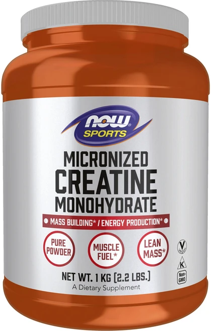 나우푸드 마이크로나이즈드 크레아틴 모노하이드레이트 분말, 1개, 1kg - 쿠팡