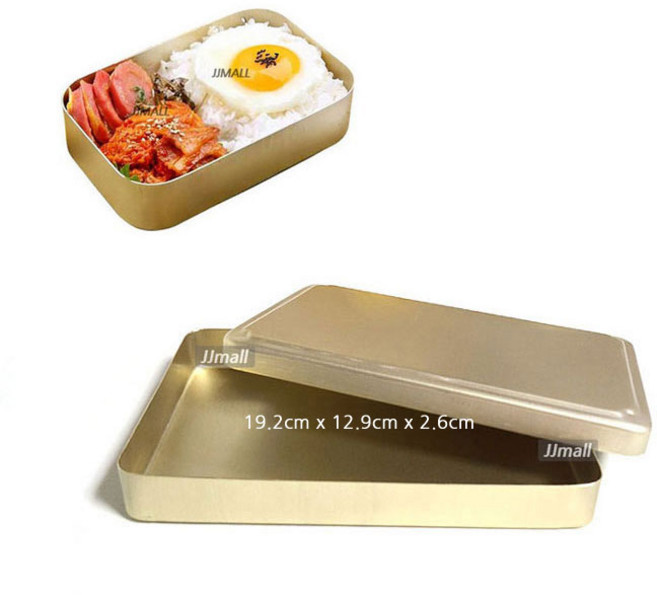 국산 양은도시락, 사각3호, 1개