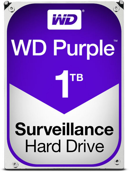 웨스턴디지털 WD11PURZ Purple 정품 1TB 3.5인치 5400RPM SATA3 HDD 하드디스크 영상 감시 보안 CCTV 녹화기 NVR DVR 메모리 고용량 저장장치