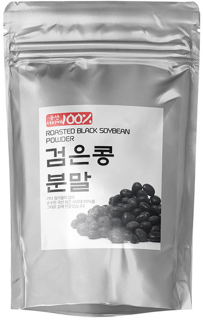 검은콩 가루 서리태가루 300g 분말 검정콩 볶은 국산, 1개