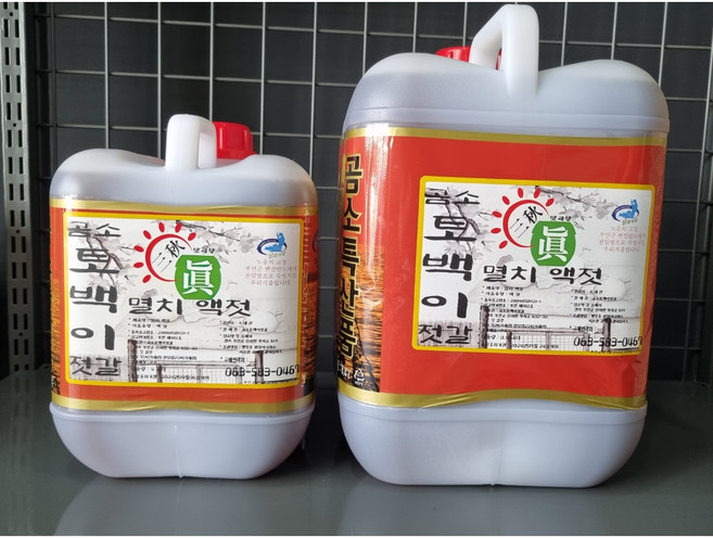 부안 곰소 토백이 멸치액젓 원액100% 중량 가능, 1개, 4L