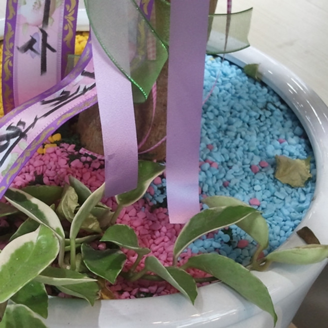 칼라스톤(색돌 컬러자갈) 15KG 대포장, 빨강 red, 1개