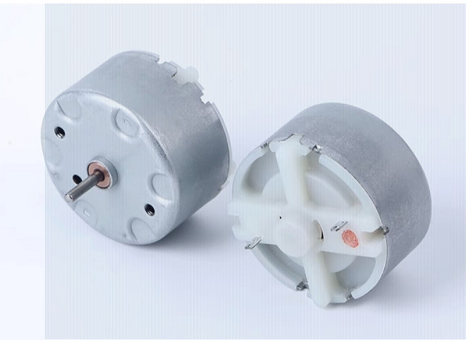 【AI電子】全新（配銅齒輪）微型直流小電機500型號碳刷電機, 1個