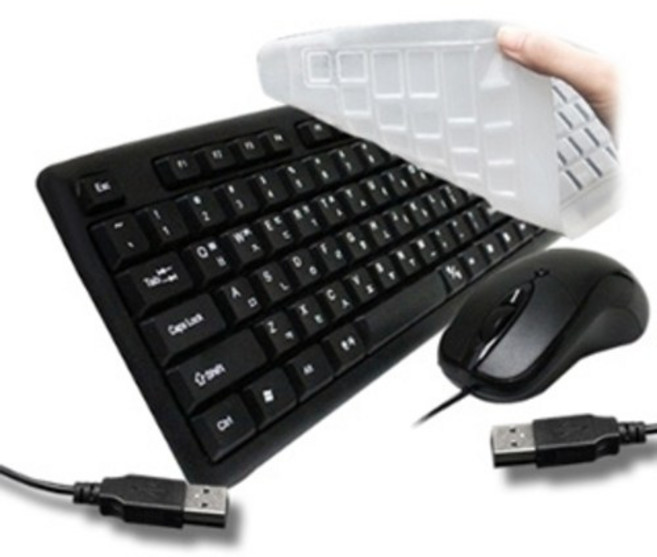 티지아이씨컴퓨터 키보드 + 마우스 세트, TGC-MK1300S, 일반형