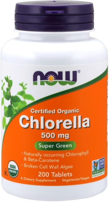 나우푸드 클로렐라 500mg 타블렛, 1개