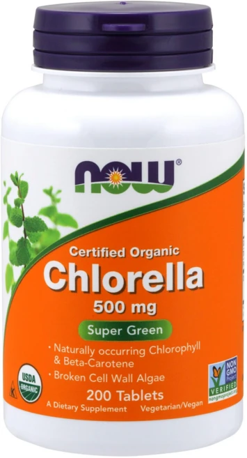 나우푸드 클로렐라 500mg 타블렛, 1개 - 쿠팡