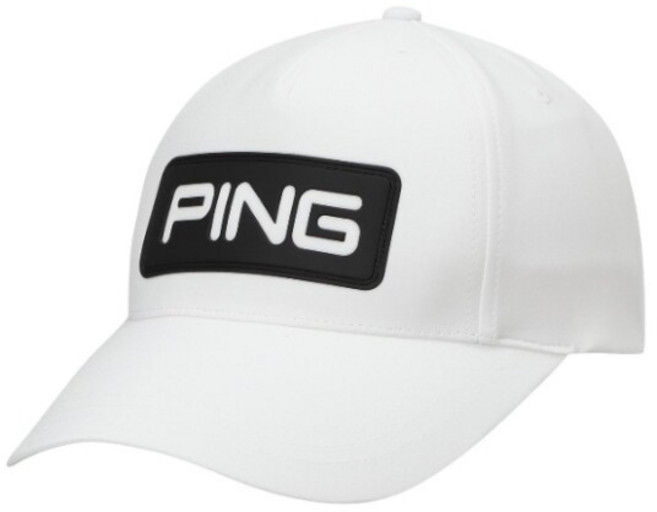 핑골프 남성 사각 로고 5쪽 볼캡 111E1CP004_WH 397115
