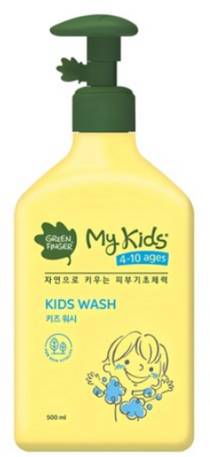 그린핑거 마이키즈 워시 바디클렌저 과일향, 500ml, 1개