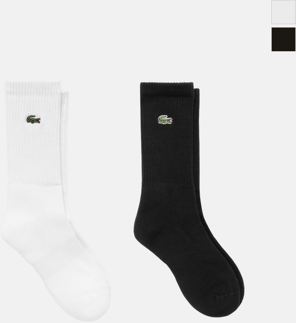 [라코스테 공식] 공용 스포츠 양말 RA122E-55N 2종 택1
