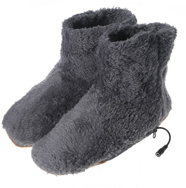 USB 발 워머스 가열 패드 겨울 사무실 난방 슬리퍼 따뜻한 쿠션 전기 발 워머 신발 겨울 온난화 매트, 회색, 1.for GREY