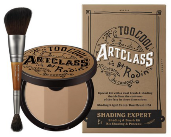 투쿨포스쿨 아트클래스 바이로댕 쉐딩 엑스퍼트 9.5g + 듀얼 컨투어 브러쉬, 쉐딩 엑스퍼트 1.5호(뉴트럴)+브러쉬, 1개