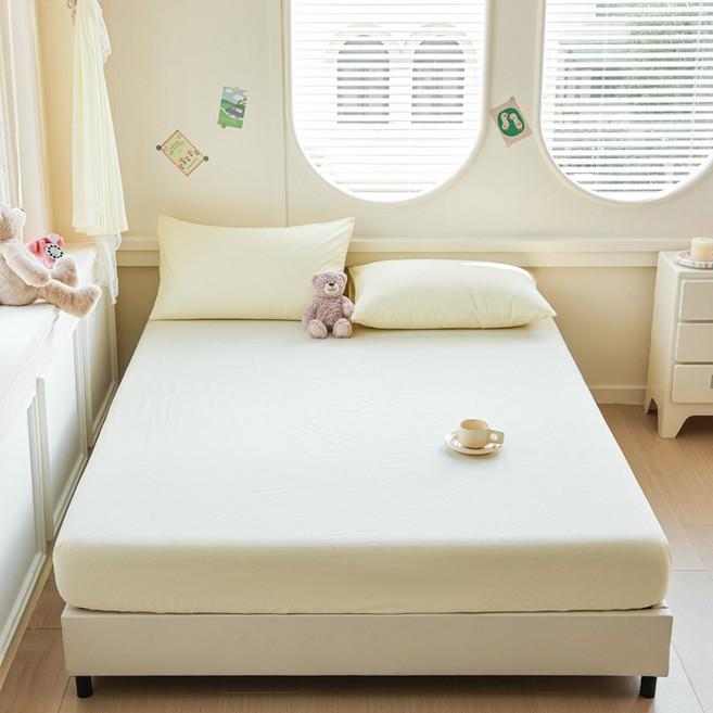 소리프 순면 사계절 매트리스 커버 부드러움 통기성