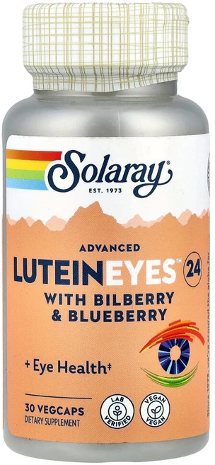 쏠라레이 어드밴스드 루테인 아이즈 24 24mg 베지 캡슐 30정, 1개 - 쿠팡
