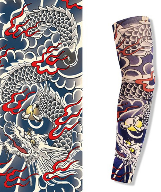 문신 팔토시, 2세트, 청룡