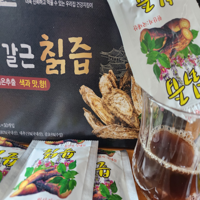 갈근 칡즙 진액 액기스 칡 진액 액기스 원액 저온추출, 50개, 100ml