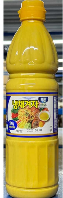냉면겨자소스 해파리냉채 양장피소스 뼈해장국 930g, 1개