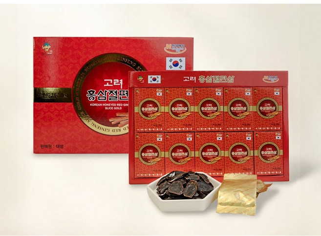 대성 고려 홍삼 절편 선물세트 20g 10개 + 쇼핑백