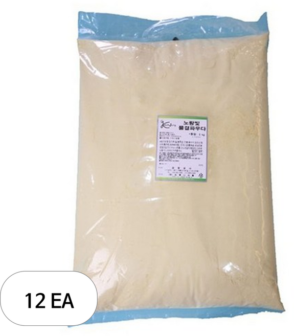 뫼루니식품 노랑빛 물결파우다, 5kg, 12개