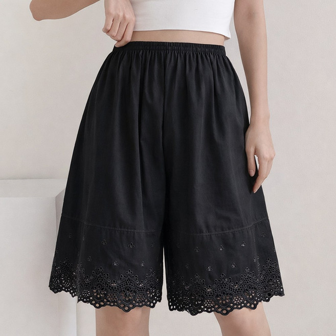 에스랑제이 블라썸 여성 아사면 레이스 속바지 BS15