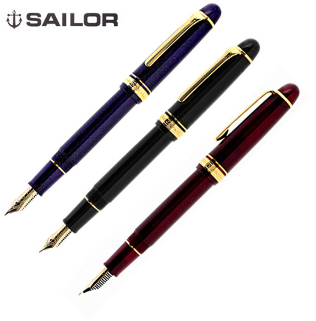 세일러 프로미네이드 만년필 펄레드금장/펄블루금장/블랙금장, 펄레드금장, F