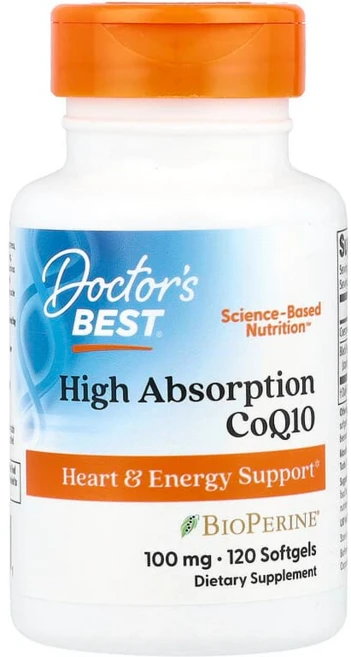 닥터스베스트 하이 앱솔션 CoQ10 100mg 소프트젤, 1개 - 쿠팡