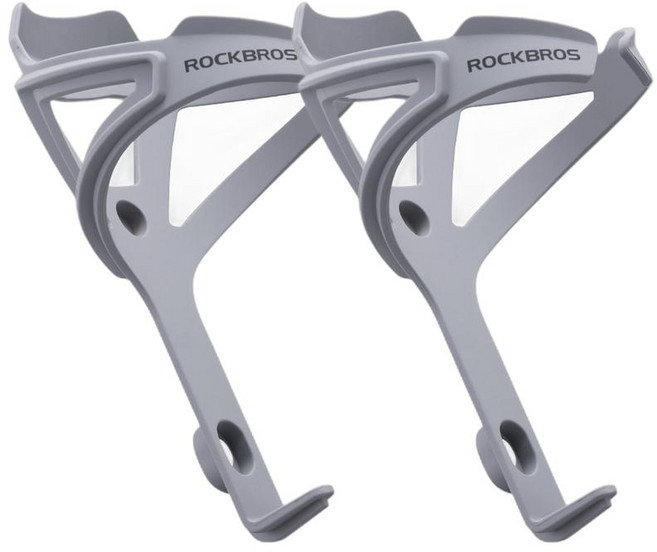 락브로스 자전거용품 PC물통거치대, 2개, 그레이