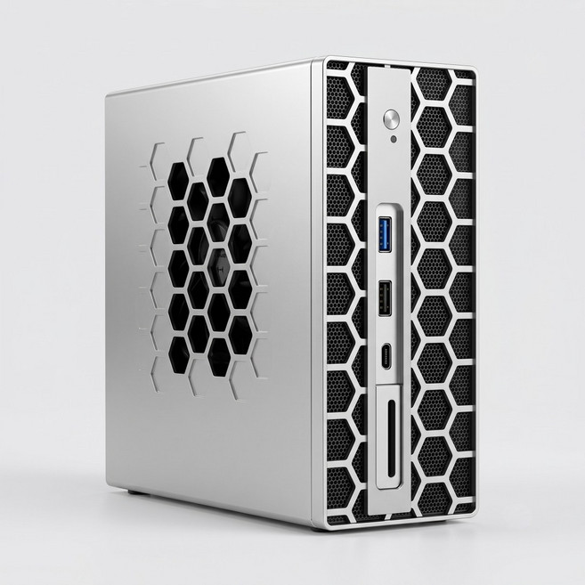 AMD Ryzen AI Max+395 迷你電腦, 銀色, AiMax+395, 0TB, 128GB, Win11