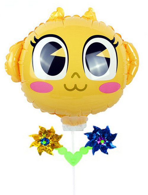 풍선나라 바람개비 캐릭터풍선, 금비