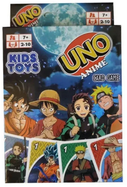 7가지 스타일 UNO MERCY 매칭 카드 게임 드래곤 볼 Z 멀티 플레이어 가족 파티 보드 재미 있은 친구 엔터테, 01 UNO 1
