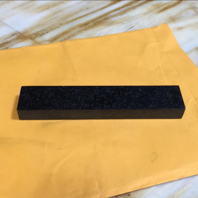 一方石 大理石紙鎮 黑色長條形 1入, 1個