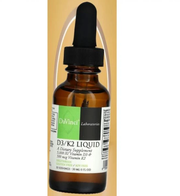 다빈치 랩스 D3K2 리퀴드 뼈 건강 지원 칼슘 흡수 액상 비타민D 비타민 K 30mL DAVINCI, 1개 - 쿠팡