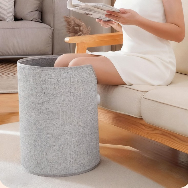 사무용 휴대용 발난로 9단 파티션히터, 그레이