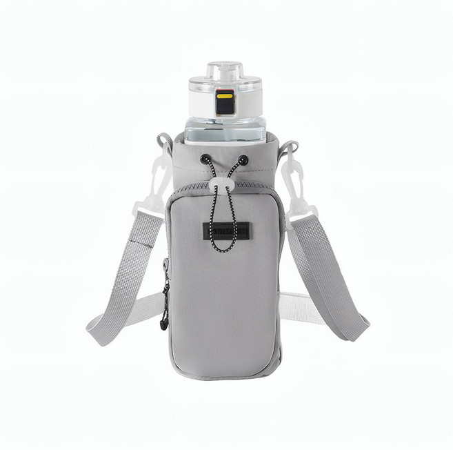 원웨이 올인원 텀블러 크로스백 가방, 1개, 그레이