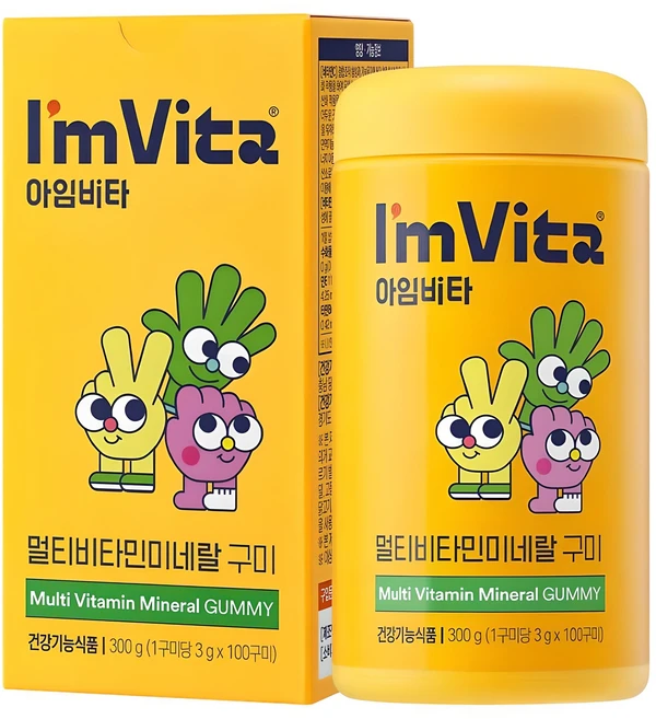 아임비타 멀티비타민 미네랄 구미, 100정, 1개 - 쿠팡