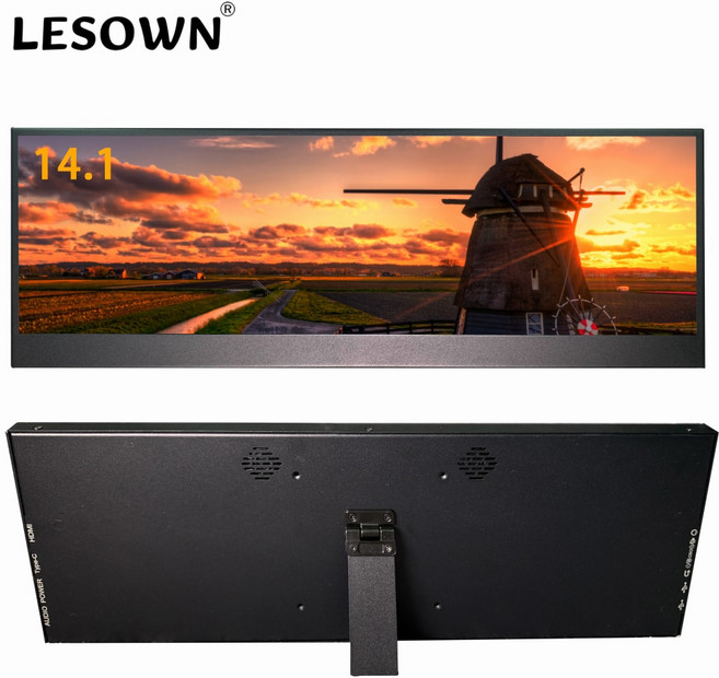 노트북듀얼모니터 보조모니터 미니모니터 세로모니터 휴대용 울트라 와이드 PC용 C타입 HDMI 온도 Aida 64 센서 디스플레이 화면 주식 마켓 14 인치