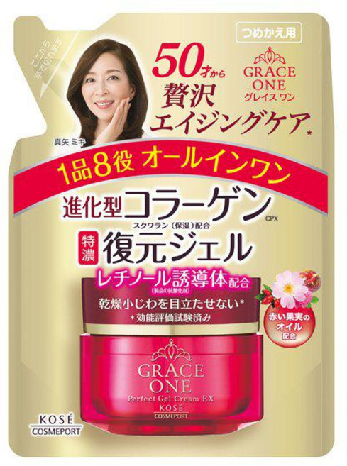 코세 코스메포트 GRACE ONE 그레이스원 농윤 리페어 젤 리필용 [90g], 단일, 90g, 1개