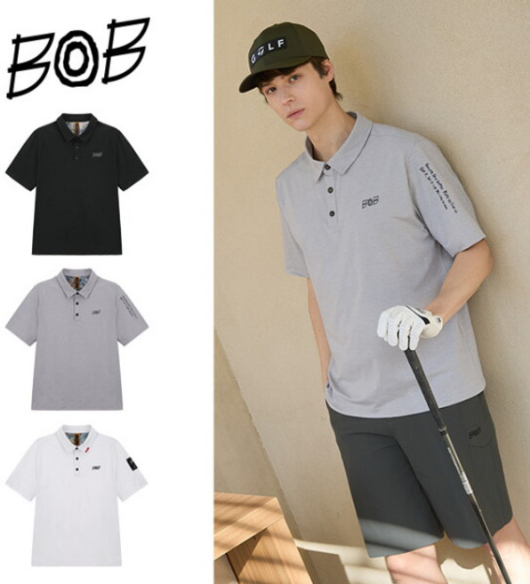 [메종비오비(BOB)] BOB 26SS 남성 반팔 카라티셔츠 3종