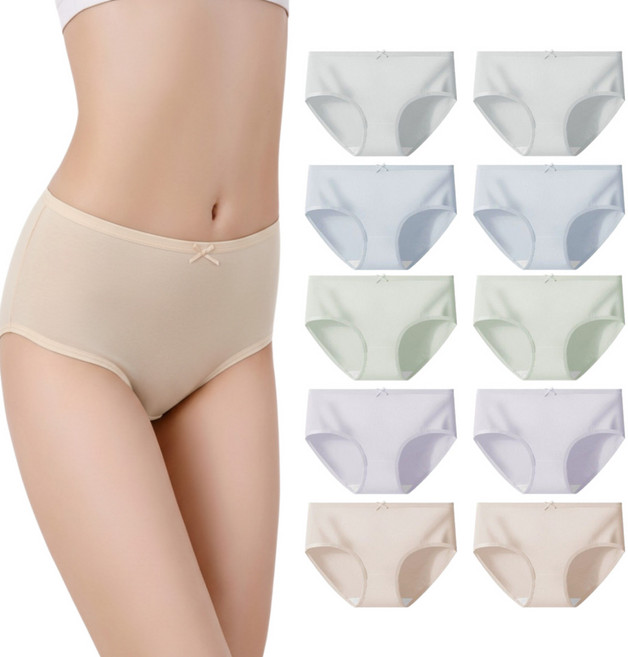몽땅겟 순수한 데일리 미디 면팬티 10P 세트