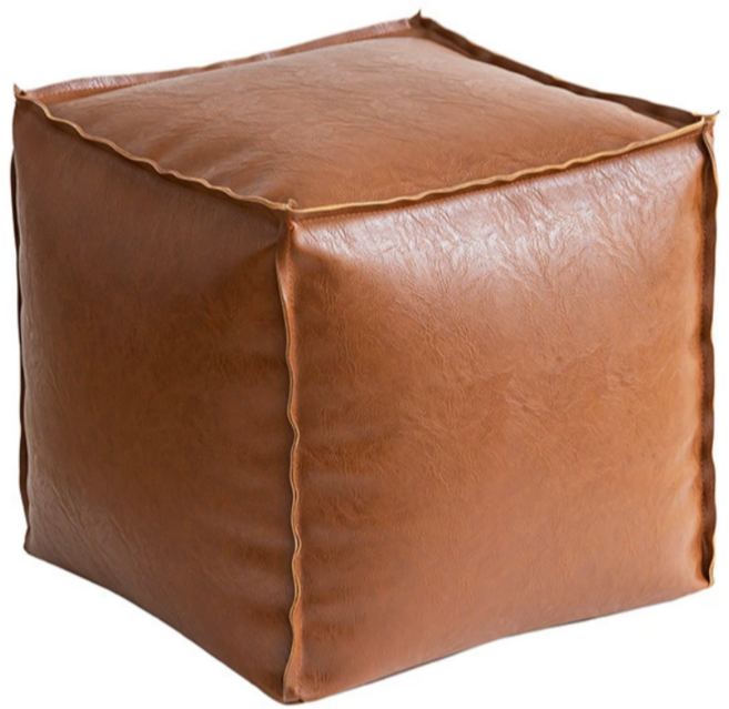 소중한가족 채워서 사용하는 수납 쿠션 스툴, 1개, 딥브라운