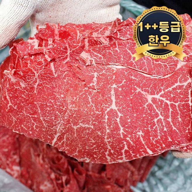 한국축산 1++등급 암소 한우불고기 300g 외, 미경산1+등급 한우갈비(찜용/냉동) 1kg, 1
