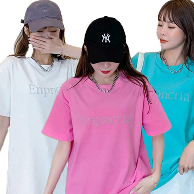 로지 마카롱 여성반팔티셔츠