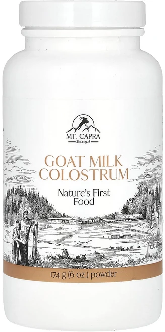Mt. Capra 산양유 초유 분말 174g(6oz), Mt Capra 산양유 초유 분말 174g6oz, 174g, 1개 - 쿠팡