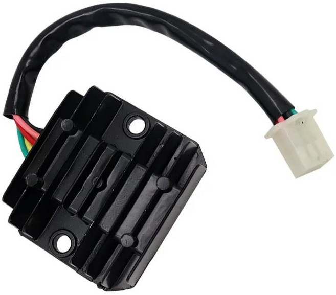 엔진오토바이 성능 부품 GY6 용 전압 조정기 정류기 50 80 100 125 150CC 250CC ATV Pit Buggie Moped Scoo, 02 GY6 5 Wire