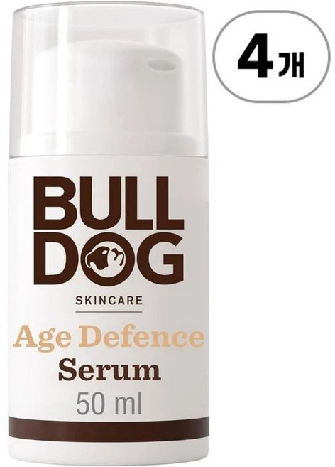 불독 에이지 디펜스 페이스 세럼 BULLDOG Age Defence Face Serum 50ml, 4개 - 쿠팡