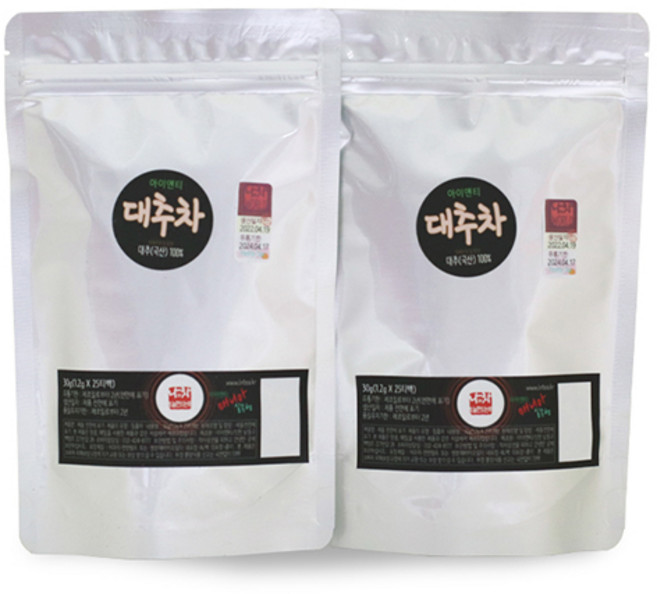 아이앤티 대추차 1.2g 50개입 사각티백 국내산