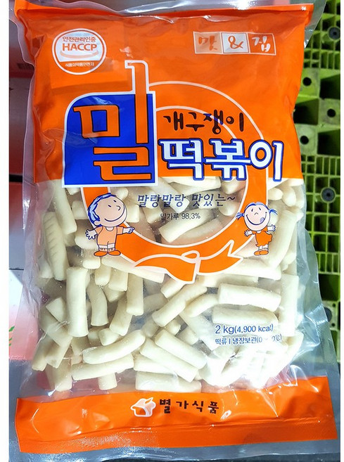 밀떡볶이떡명가 미니 진공 2K X5, 2kg, 2kg, 5개